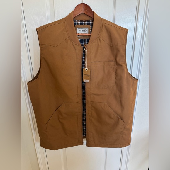 OUTLANDER Men’s Barn Vest, Tan, in XXL - Picture 2 of 8